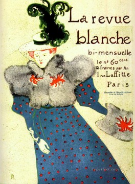  White Deco Art - the journal white poster 1896 Toulouse Lautrec Henri de